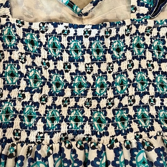 Lucky Brand Blue and Green Patterned Maxi Dress. XL. New without tag - Picture 13 of 15